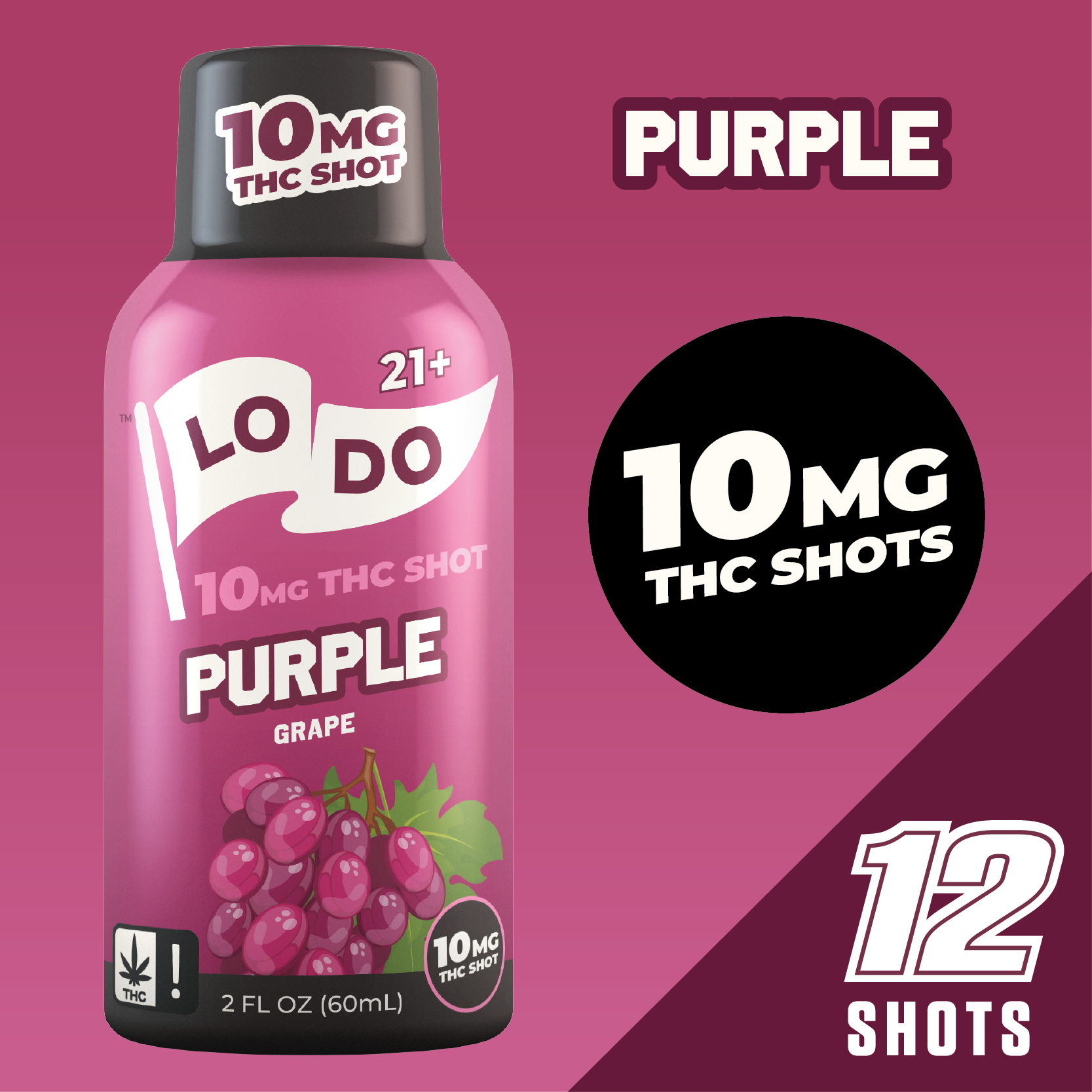 10mg THC Shots (12 Pack)