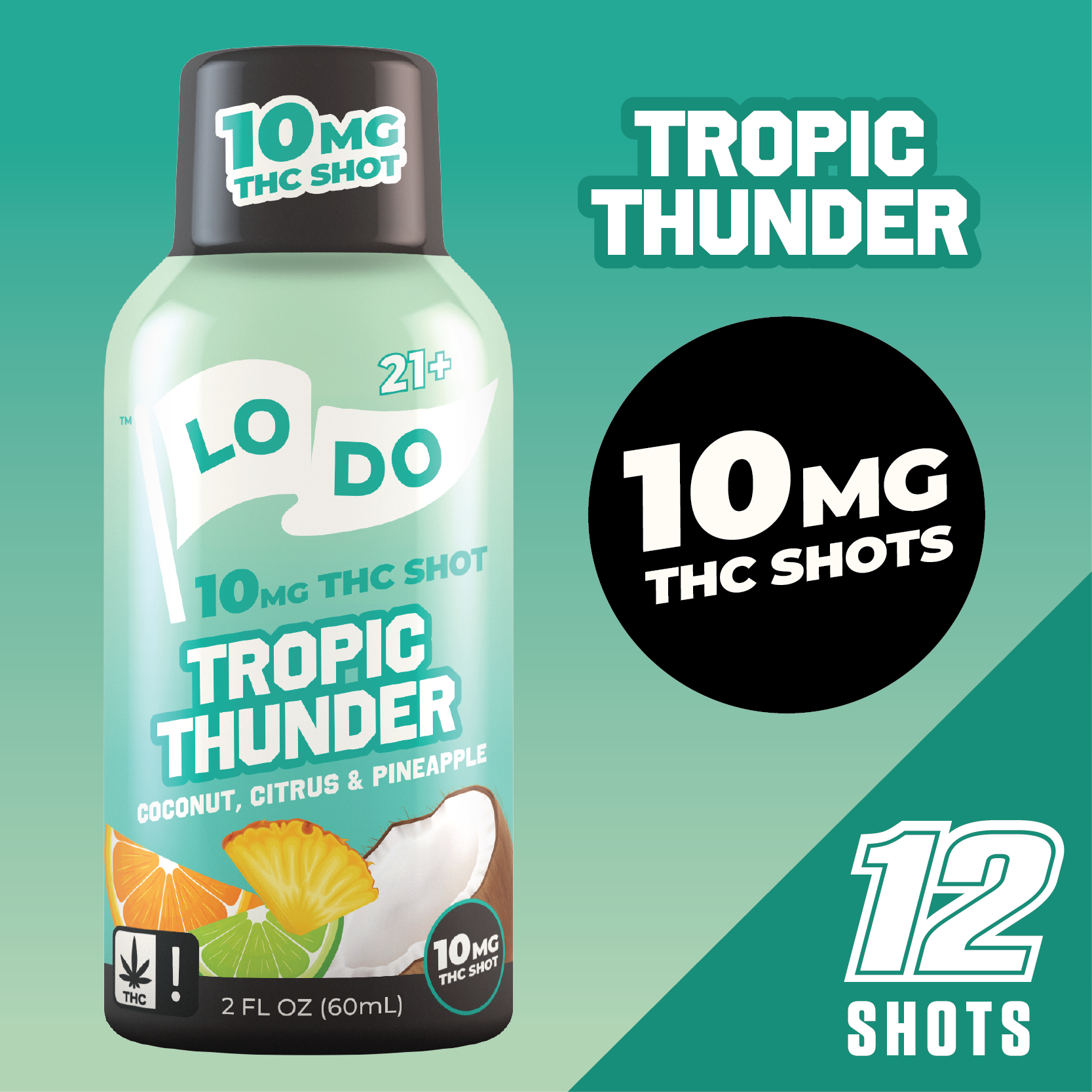 10mg THC Shots (12 Pack)